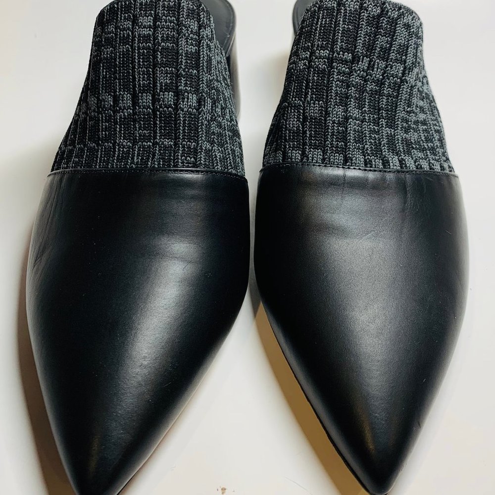 Vince Women’s Raven Black Leather Mule - Size: 6